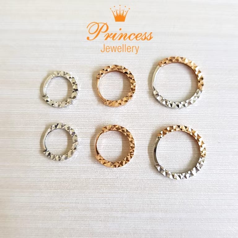 Princess Jewellery Anting Emas Bayi Size S 5