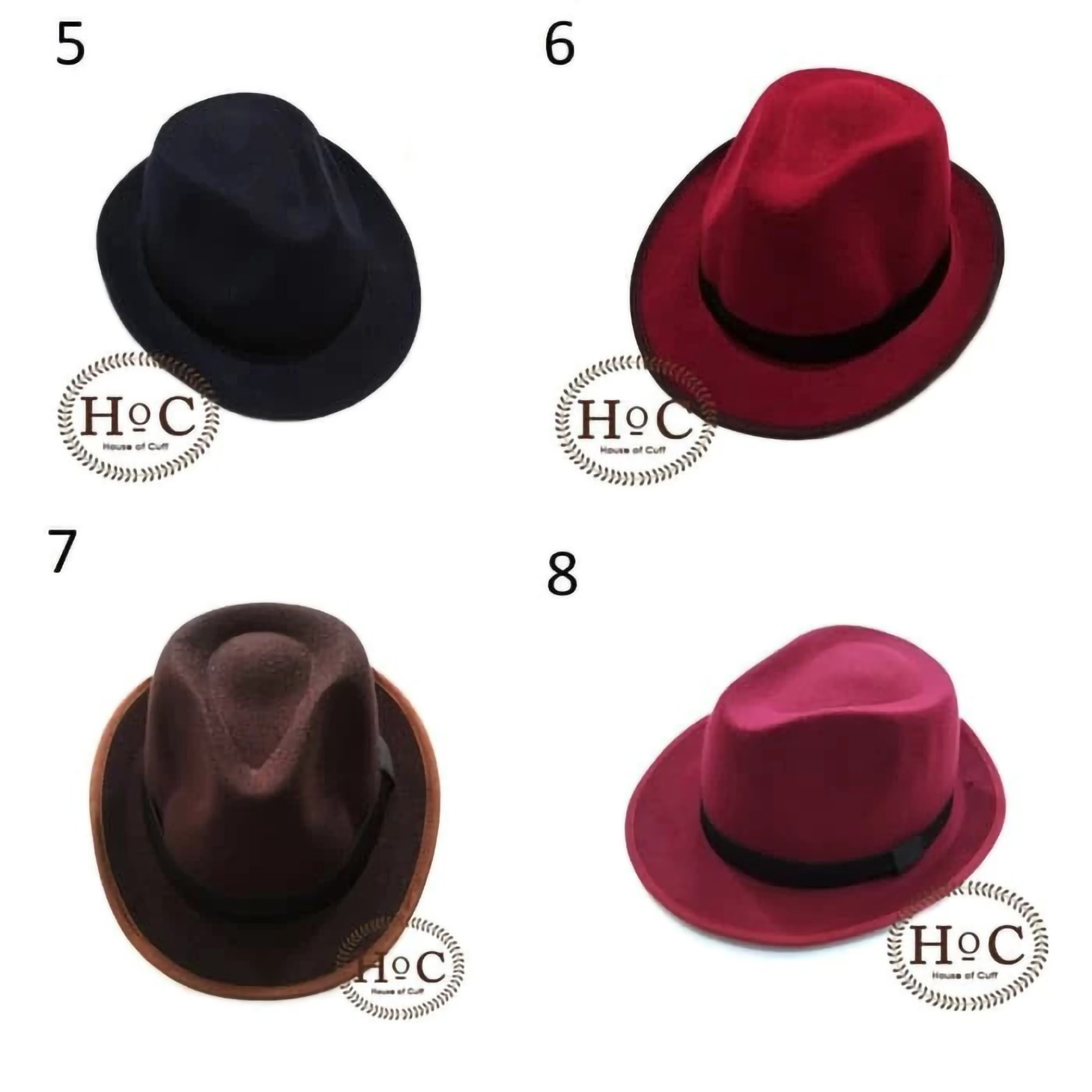 House of Cuff Fedora Hat Laken 3