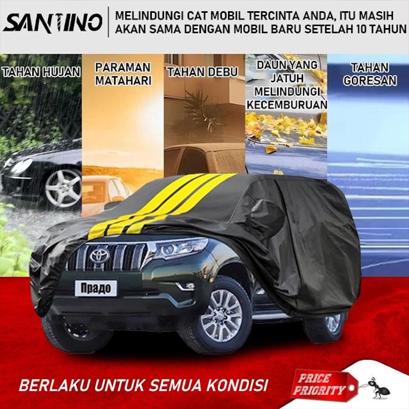SANTINO Sarung Mobil Premium 3 Layer Waterproof 2