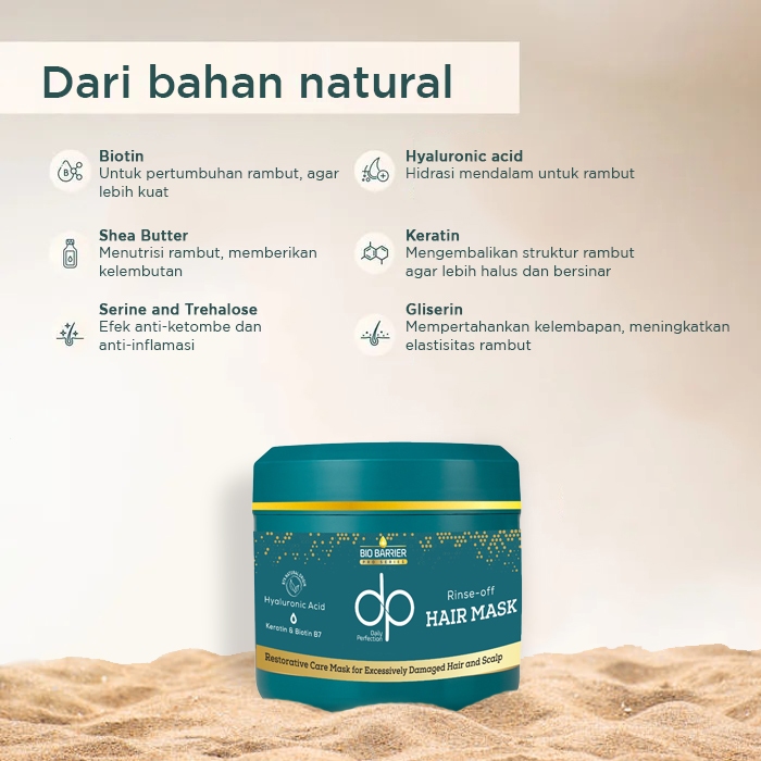 Daily Perfection Indonesia DP Daily Perfection Bio Barrier Hair Mask 