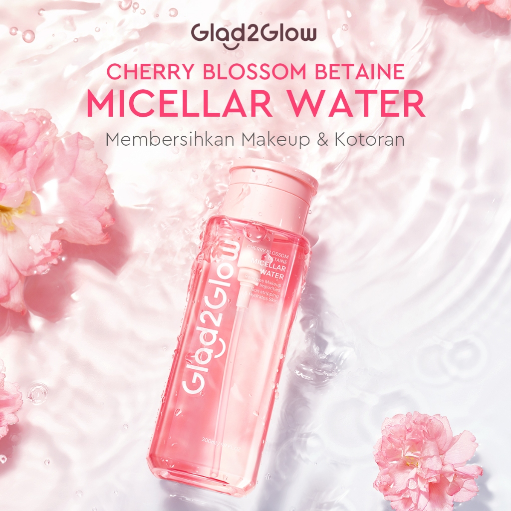 Glad2Glow Cherry Blossom Betaine Micellar Water 3