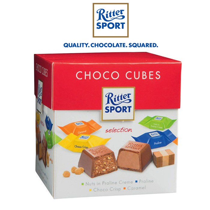 Choco Cubes Colorful Variety 4