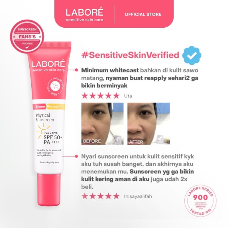 Sensitive Skin Care BiomeProtect™ Physical Sunscreen SPF 50+ PA++++ 5