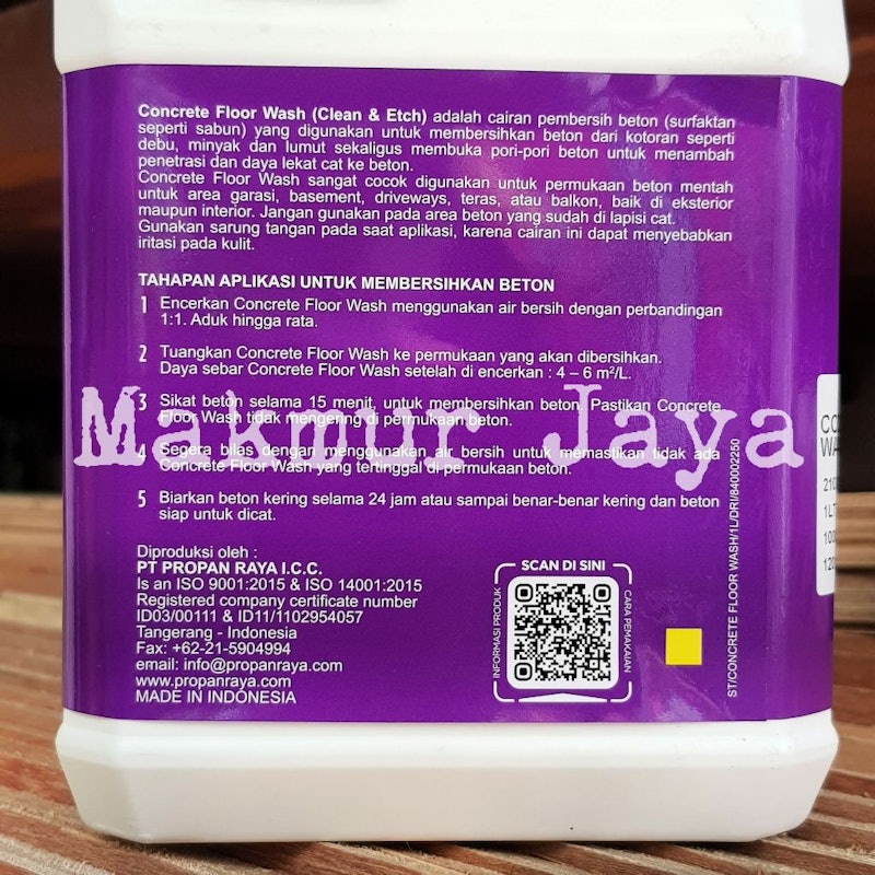 Propan Concrete Floor Wash