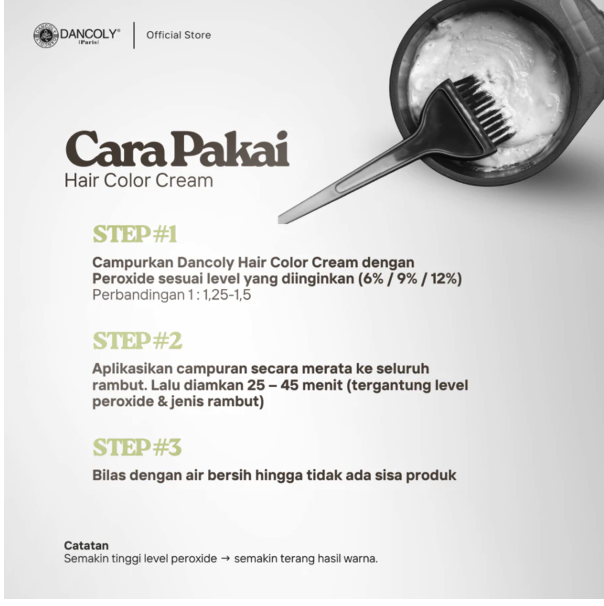 Dancoly Cosmetique Dancoly Hair Color Cream +6/0 Dark Blonde