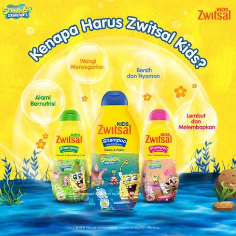 Zwitsal Kids Shampoo Soft & Moisturizing Pink 4