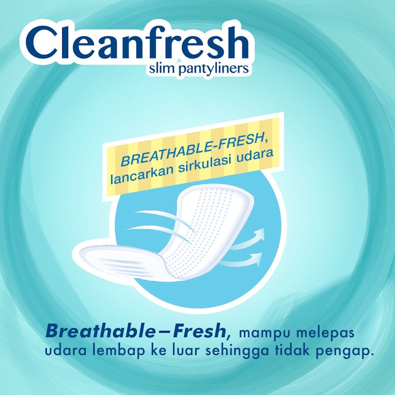 Cleanfresh Slim Pantyliners Non Perfumed 3