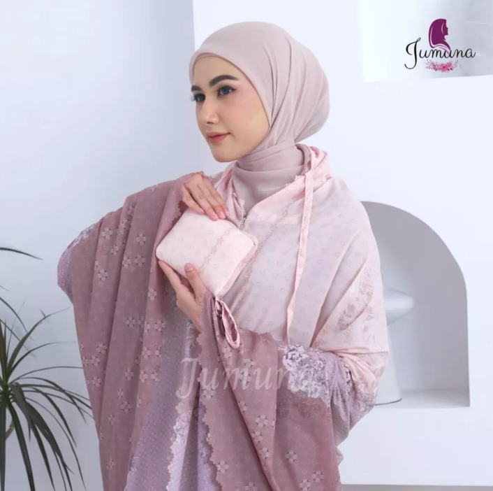  Jumuna Cleo Mukena Travel Mini 2in1