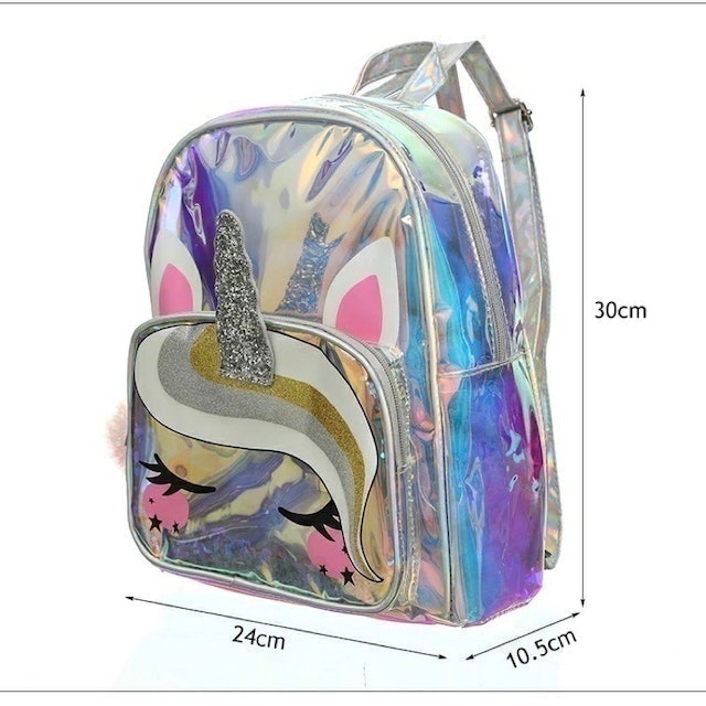 ESTERNAL Tas Ransel Unicorn Hologram Glitter