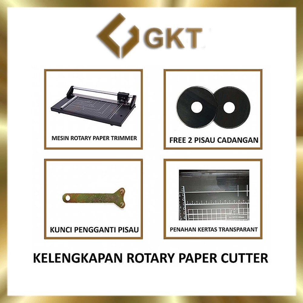 Grafika Kita Teknologi Indonesia Grakitec Rotary Paper Cutter A2