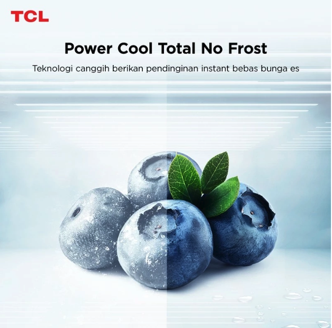 Yongwang Electronics Indonesia TCL Kulkas 2 Pintu Side by Side P620SBS