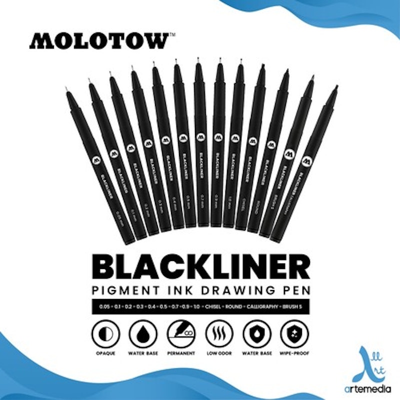 Molotow Blackliner Drawing Pen 2