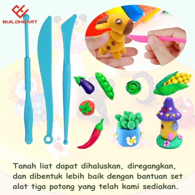 12 Warna Polymer Clay 4