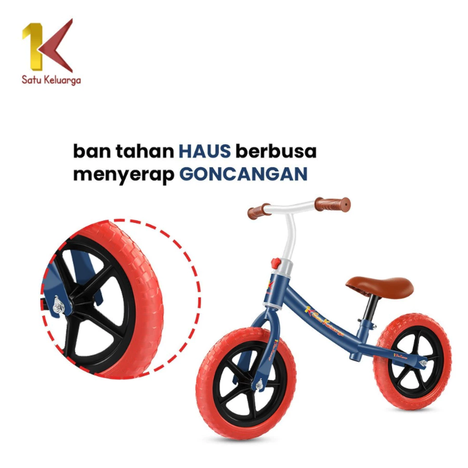 Satu Keluarga Sepeda Keseimbangan Anak  2