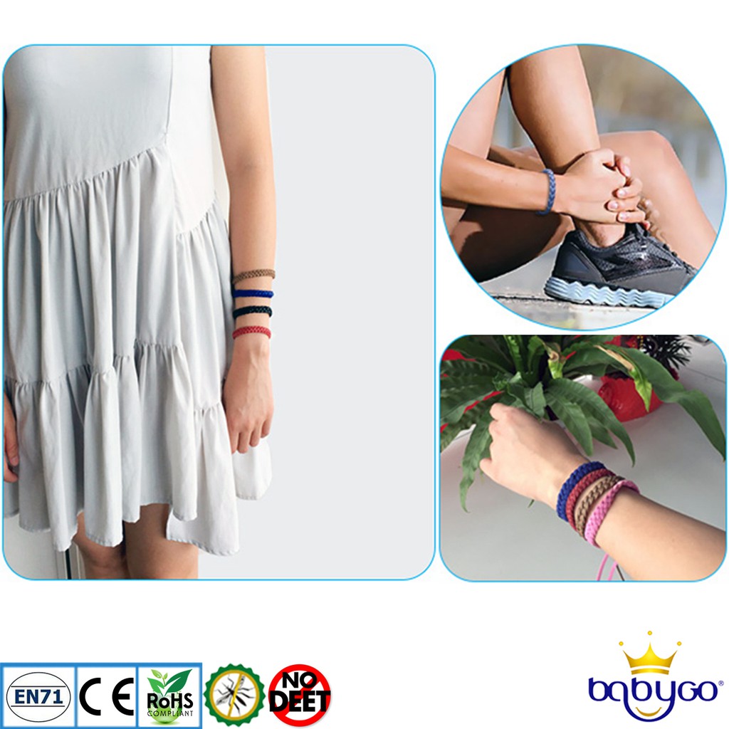 Babygo Leather Mosquito Repellent Bracelet