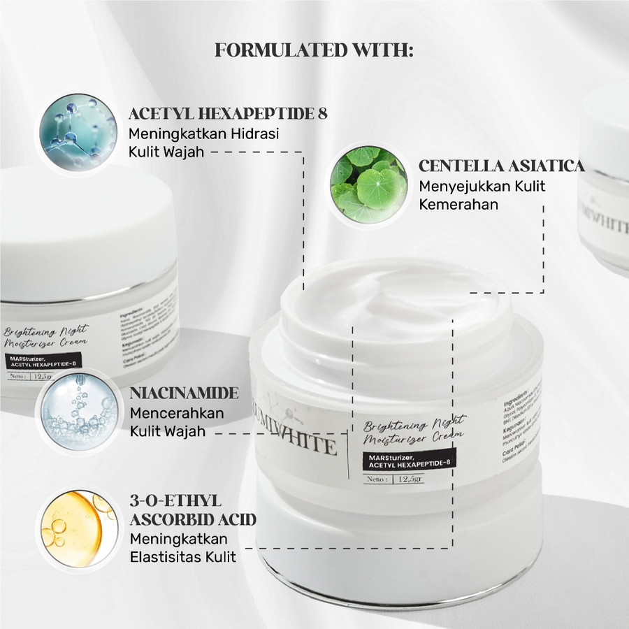 Athena Royal Indonesia Lumiwhite Brightening Night Moisturizer Cream