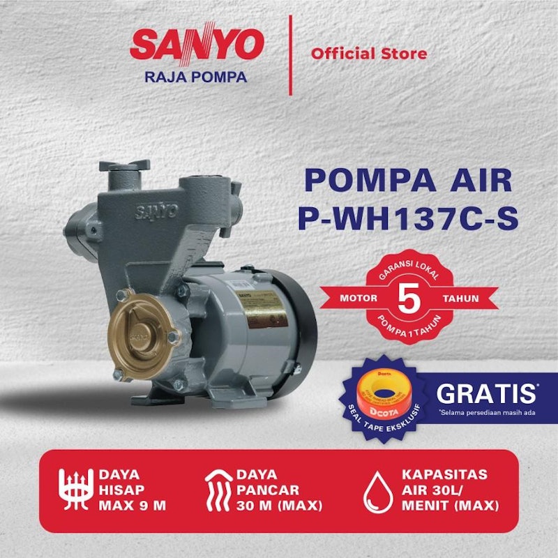 SANYO Pompa Sumur Dangkal 3