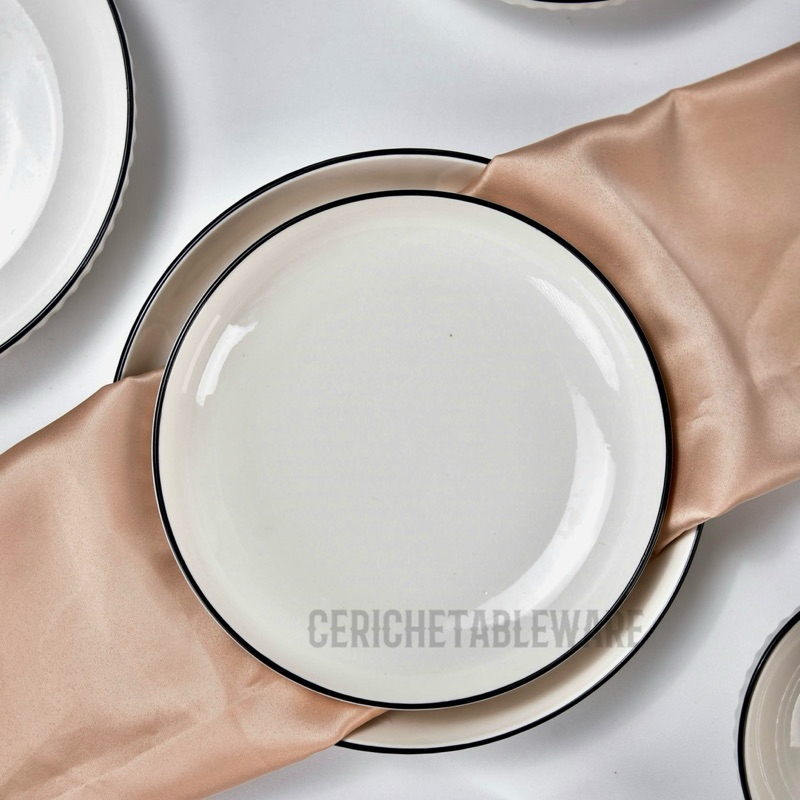 Ceriche Alma Plate Porcelain Ceramic 9" 2