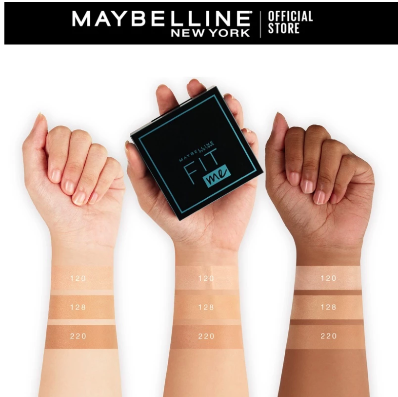 Loreal Indonesia Maybelline New York  Fit Me Matte+Poreless Oil Control Cushion 120 Classic Ivory