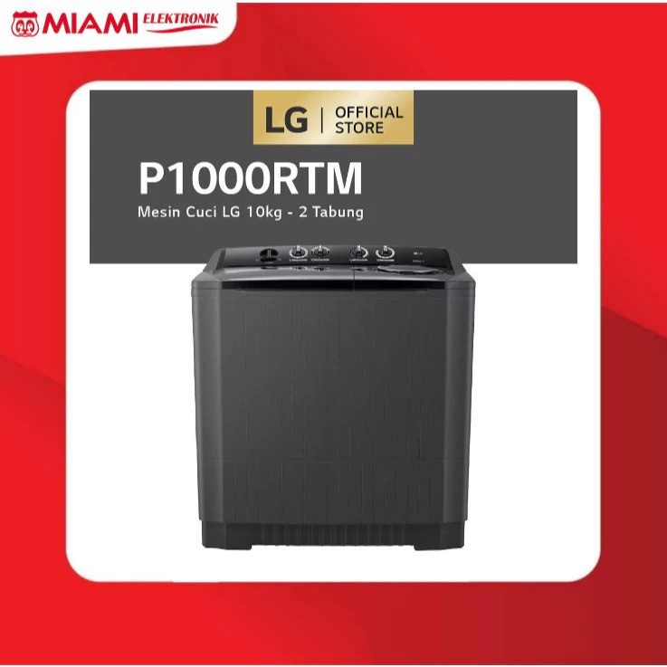 10kg Mesin Cuci 2 Tabung  5