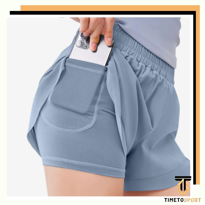 TIMETOSPORT Yoga Celana Pendek Wanita 2