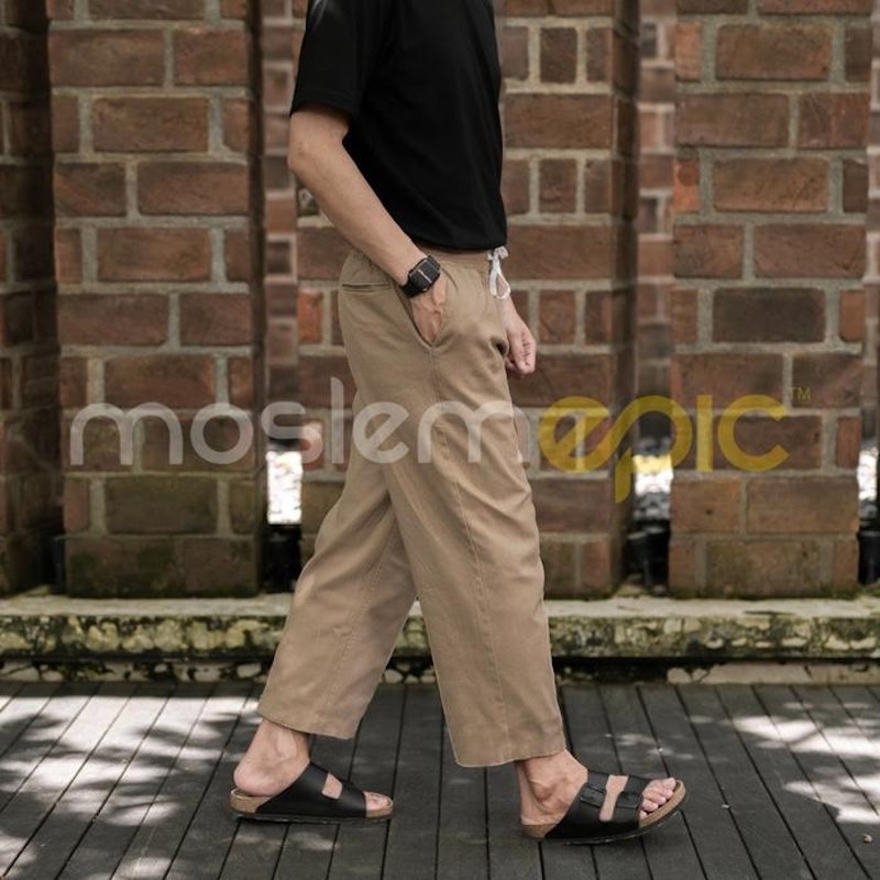 MOSLEMEPIC Ayyash Wide Fit-Tapered Ankle Pants 3