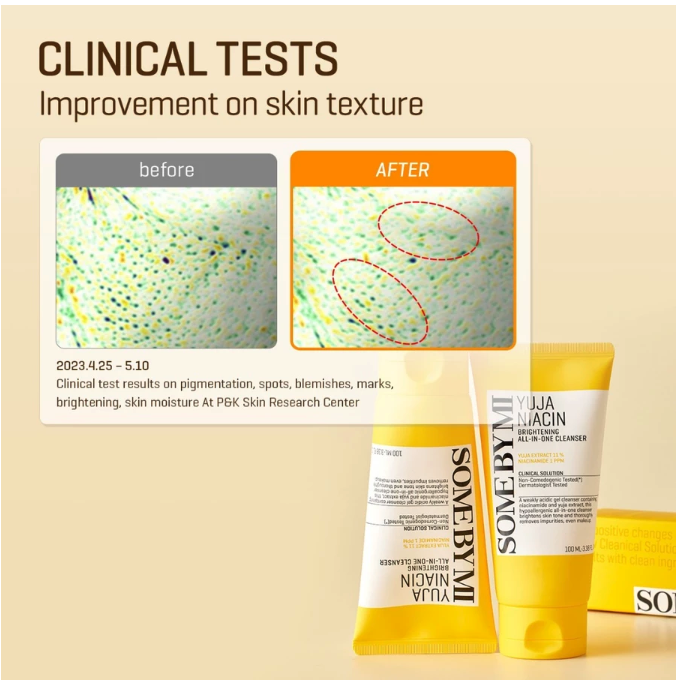 Perennbell SOME BY MI Yuja Niacin Brightening All-in-One Cleanser 