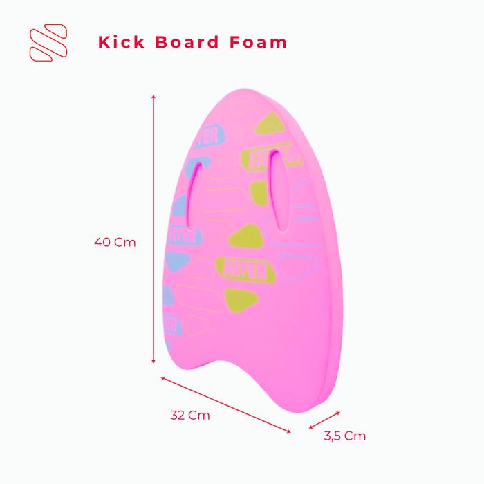 SILVER Triangular Kick Board Foam  67503.2