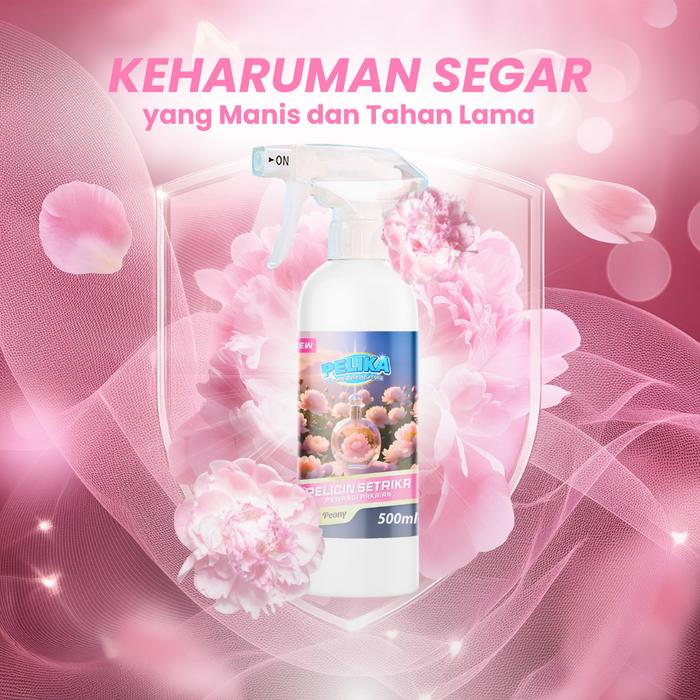 Real Clean Pelika Pelicin Setrika Pewangi Pakaian Fresh Peony 2