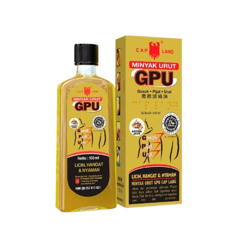 Cap Lang Minyak Urut GPU Jahe