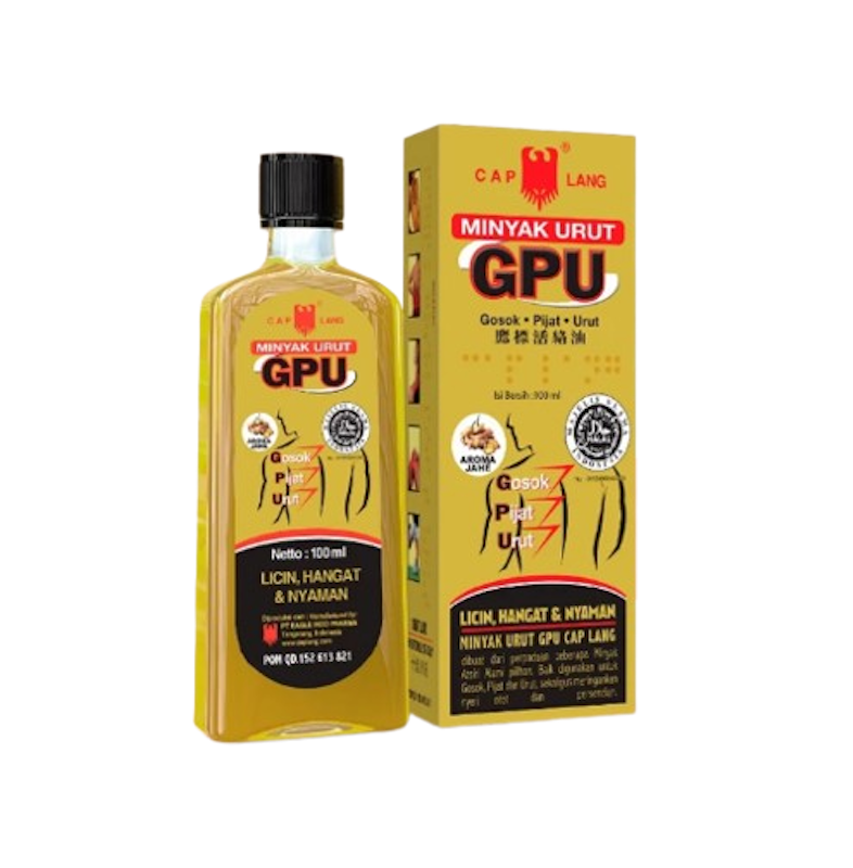 Cap Lang Minyak Urut GPU Jahe 1