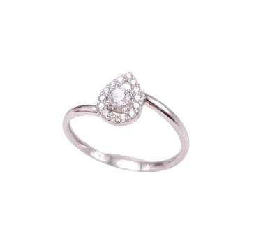  Frenny Jewellery Cincin Emas Eyedrop Zig Zag 