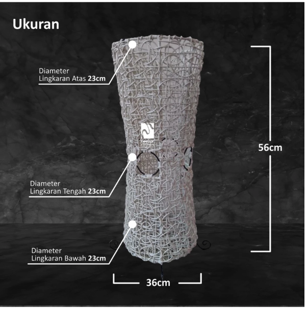  Neezar Rattan Tempat Payung Rotan Sintetis Brekele