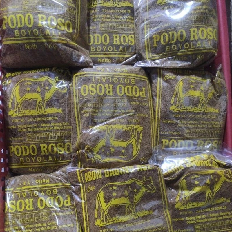  Podo Roso Boyolali Abon Daging Asli