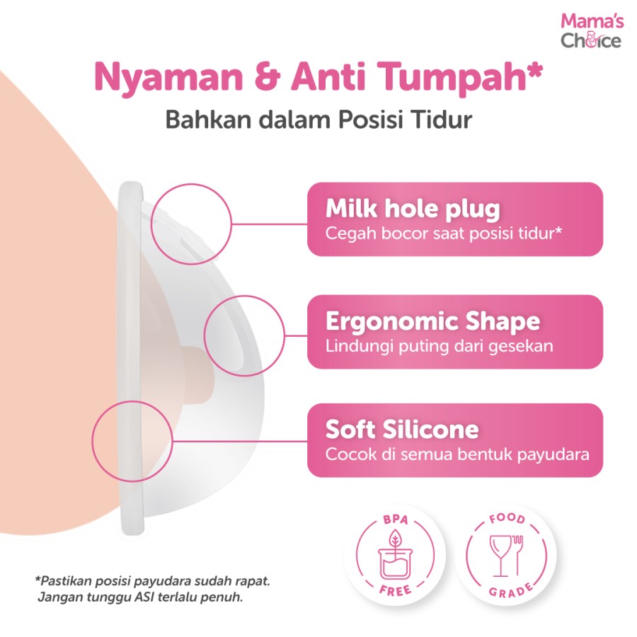 Mamac Distribusi Indo Mama’s Choice Breast Milk Collection Shells