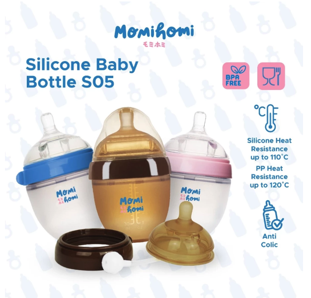 Momi Homi Silicone Baby Bottle 3