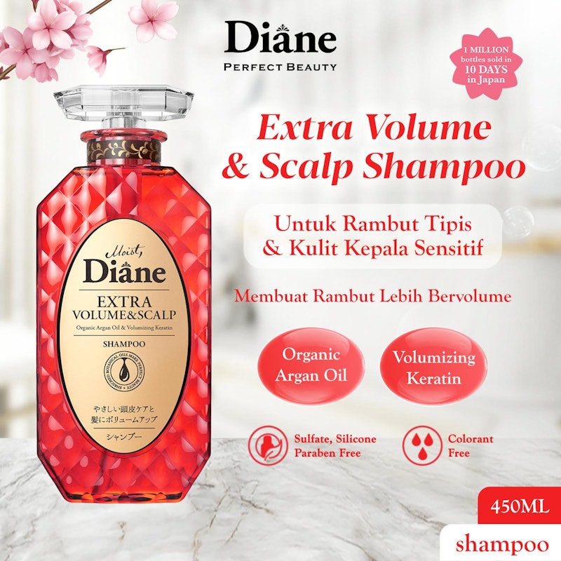 Moist Diane Extra Volume & Scalp Shampoo 4