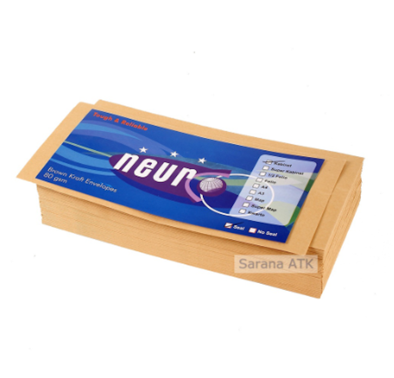 Amplop Cokelat Ukuran Kabinet Seal 4