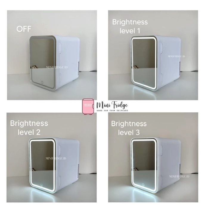  Mirror Mini Fridge 8 L