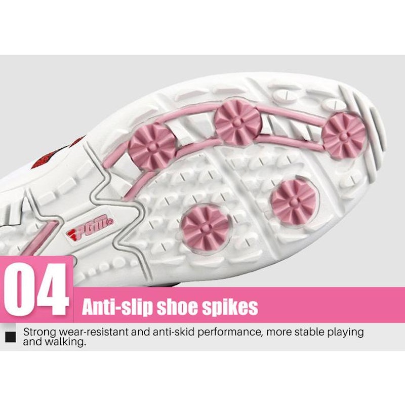 PGM Waterproof Ladies Golf Shoes with Stripe 4