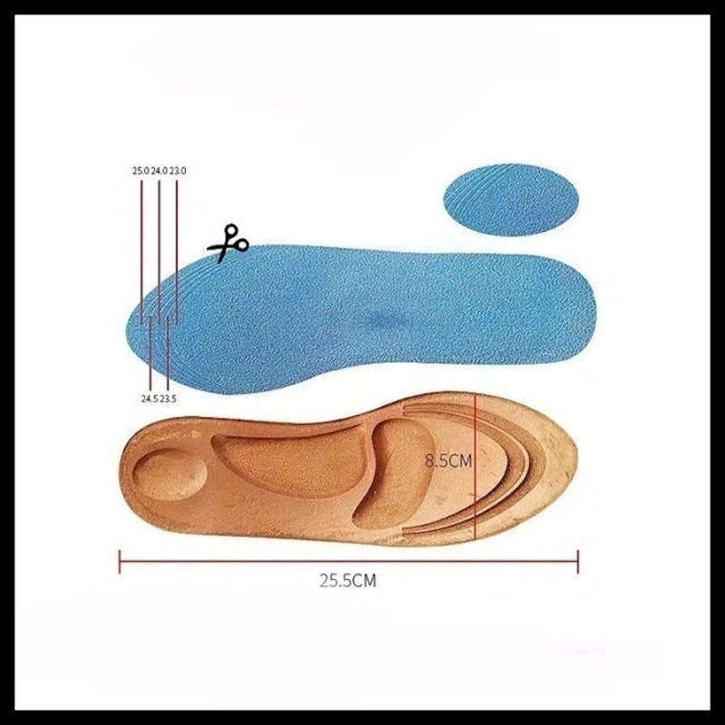 Suede Orthopedic Shoe Insoles 2