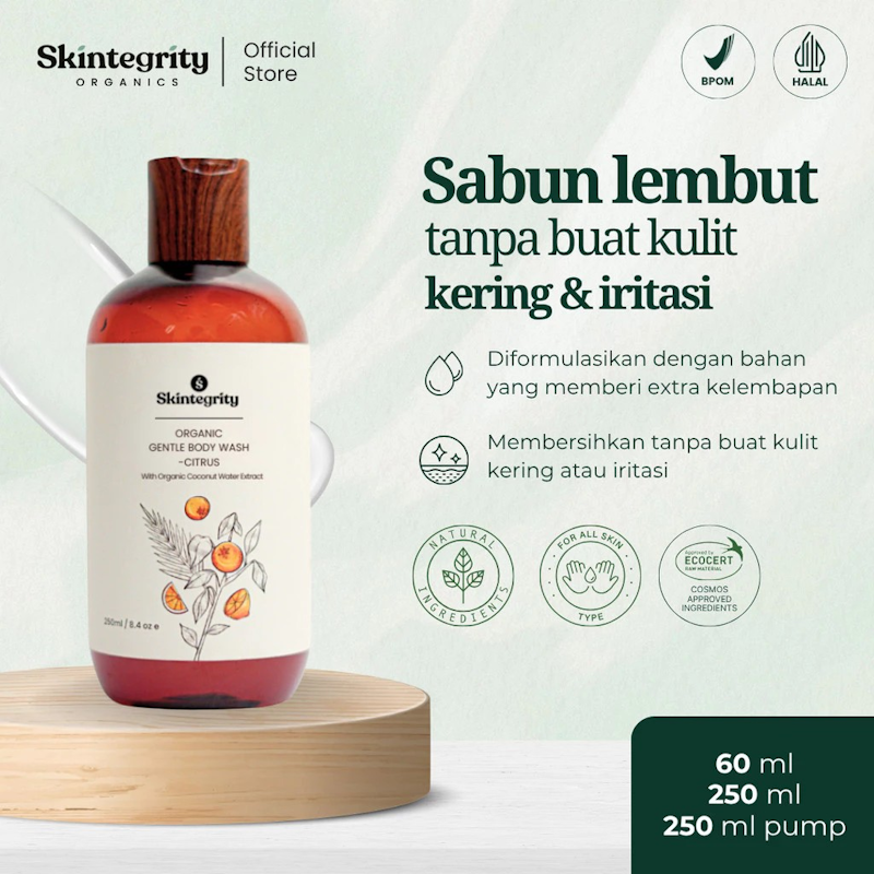 Skintegrity Organic Gentle Body Wash Citrus 2