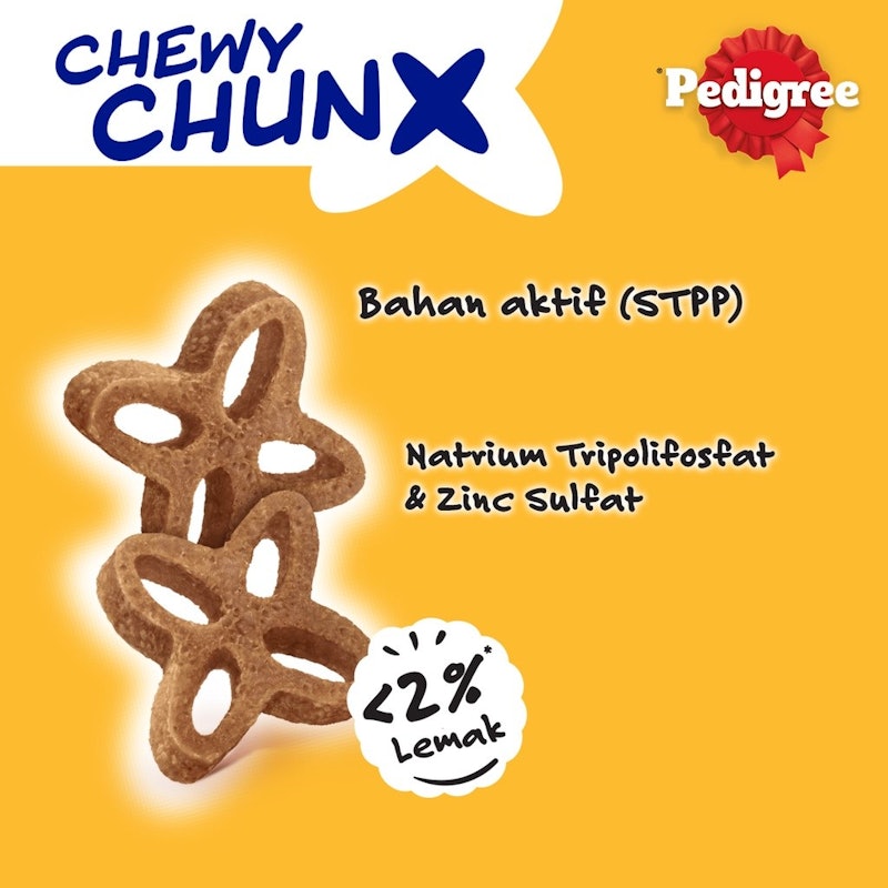 Pedigree Dentastix Chewy Chunx Smokey Chicken Flavour 4