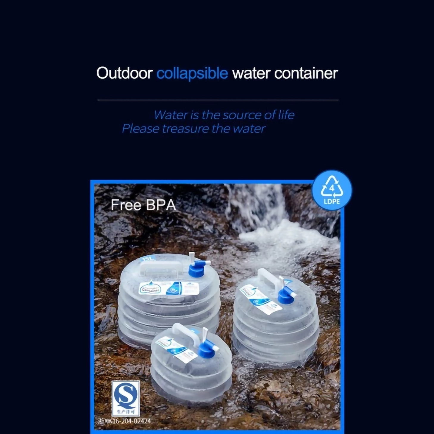 Ningbo Naturehike Import & Export Naturehike Water Bucket Collapsible  NH14S002-T