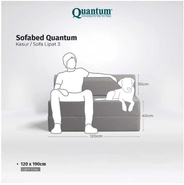 Quantum Tosan Internasional Quantum Sofa Bed Kasur Lipat 3