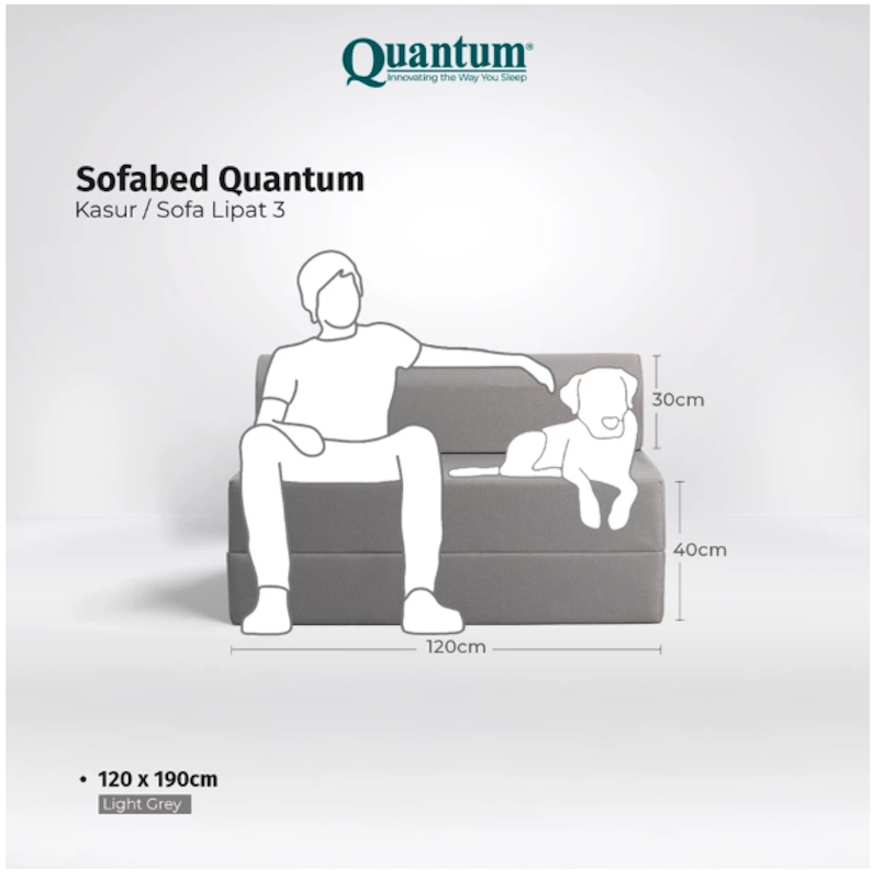 Quantum Sofa Bed Kasur Lipat 3 3