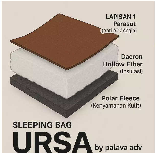 Palava URSA Palava ADV Sleeping Bag 3 Layer