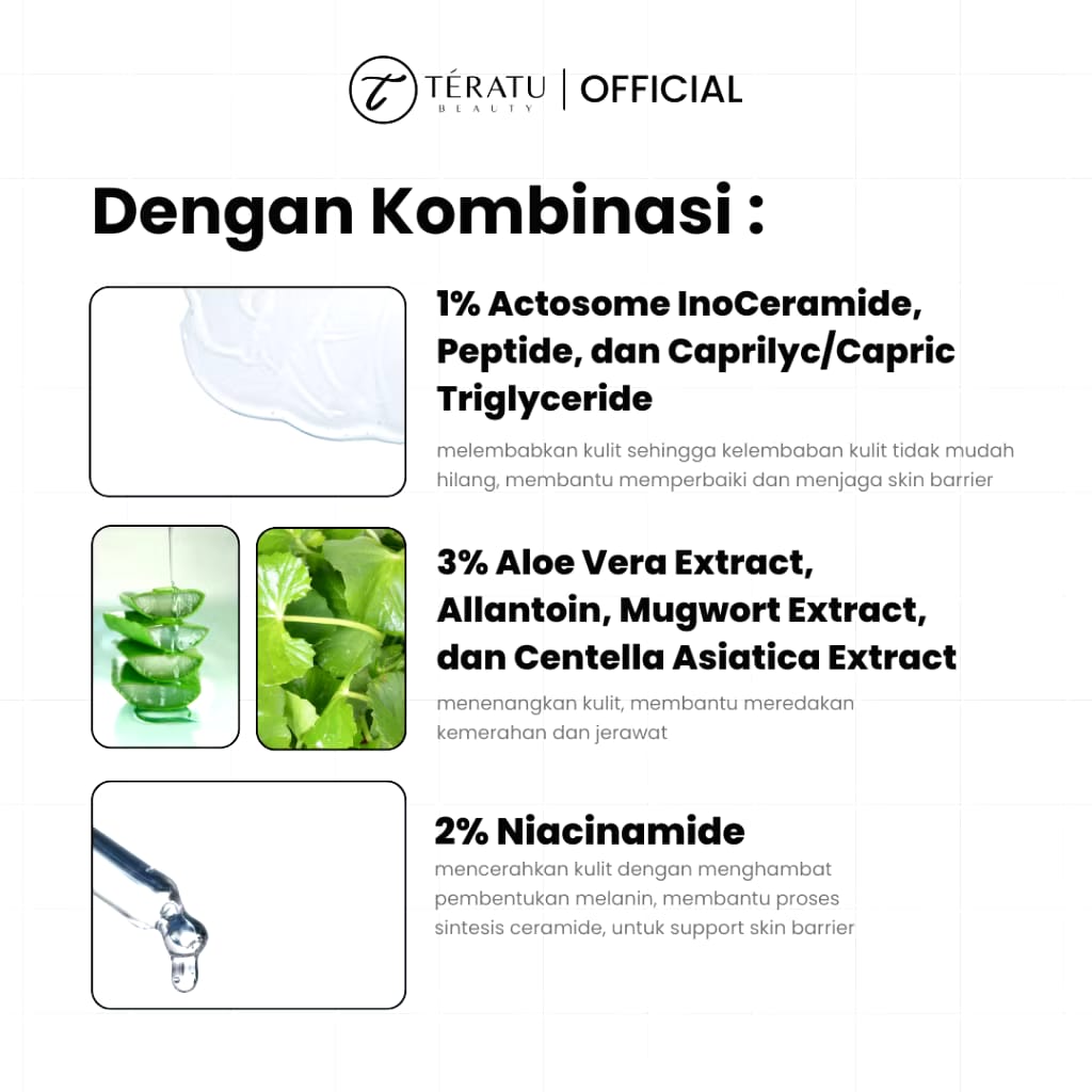 Fandi Universal Kosmekreasi Tératu Beauty Hydration Boost & Calming Lightweight Gel Moisturizer