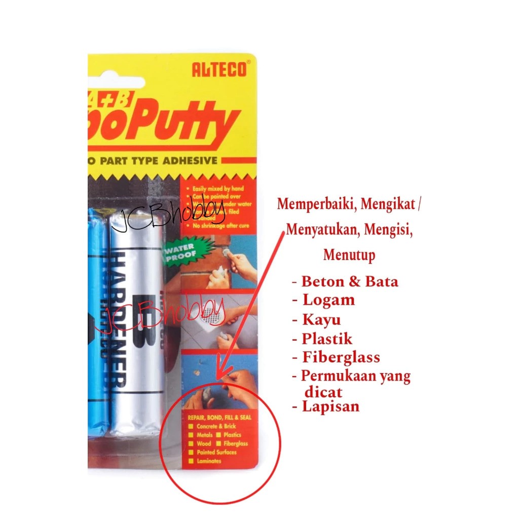 Alteco Chemical Indonesia Alteco A+B Epo Putty