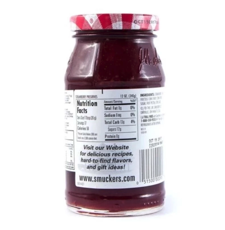 Smucker's Strawberry Preserves 340 g 3